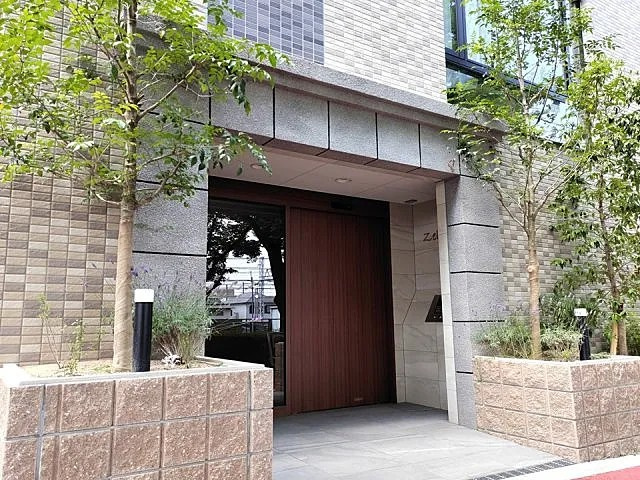 芦屋市打出小槌町の賃貸マンションのエントランス