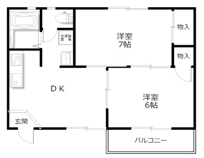 神戸市東灘区深江本町１丁目の賃貸マンションの間取り
