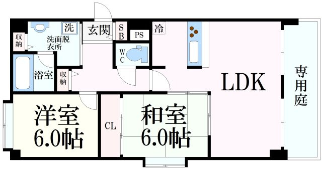 吉光アドニス芦屋の間取り