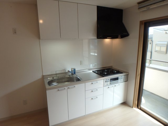 芦屋市松ノ内町の賃貸マンションのキッチン