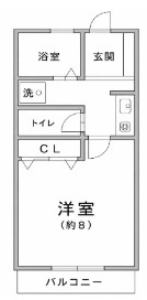芦屋川ハイツの間取り