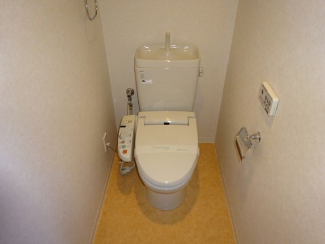 神戸市中央区中山手通５丁目の賃貸マンションのトイレ