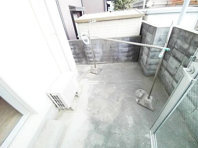 神戸市東灘区田中町４丁目の賃貸マンションのバルコニー
