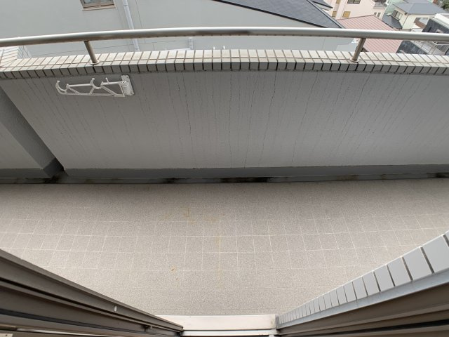 芦屋市茶屋之町の賃貸マンションのバルコニー