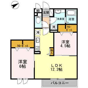 【間取り】 | シャルムc | シャルムC　間取り