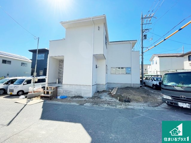 明石市大久保町松陰山手　第1期　新築一戸建ての外観|現在の進捗状況です！順調に作業進行中、完成が待ち遠しいです！詳細の間取り等、お気軽にお問い合わせください！