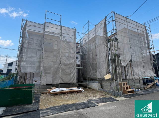 明石市大久保町松陰山手　第1期　新築一戸建ての外観|現在の進捗状況です！順調に作業進行中、完成が待ち遠しいです！詳細の間取り等、お気軽にお問い合わせください！