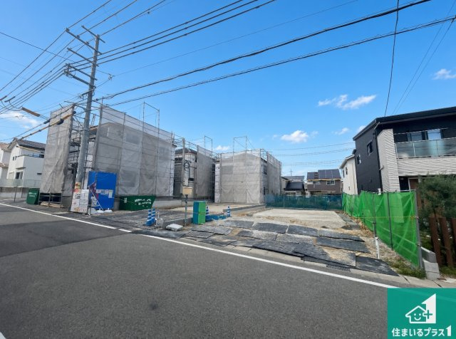 明石市大久保町松陰山手　第1期　新築一戸建ての外観|現在の進捗状況です！順調に作業進行中、完成が待ち遠しいです！詳細の間取り等、お気軽にお問い合わせください！