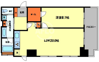 【間取り】 | リーガルタワー船場　開平小学校区 | リーガルタワー船場　間取り