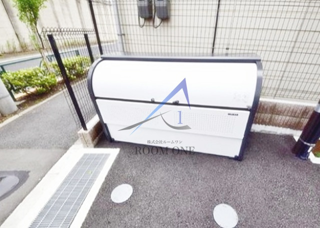 ドムール新小岩プレミアムレジデンスのその他共用部分|敷地内ごみ置き場です。