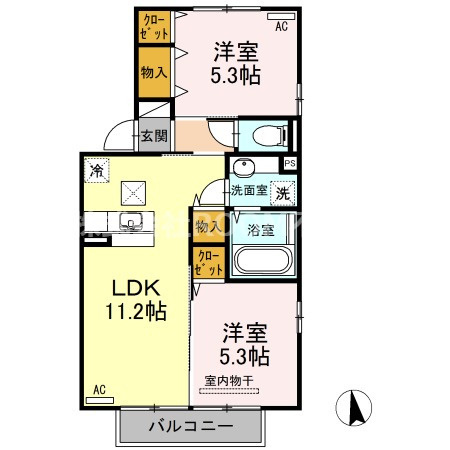 プランドールMの間取り