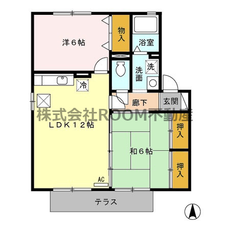 フローラルビレッジⅠ番館の間取り