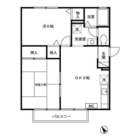 フローラハイツの間取り