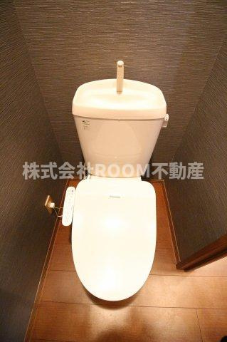 TKIフラットB棟のトイレ|トイレもきれいです