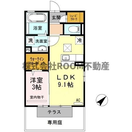 セジュールGの間取り
