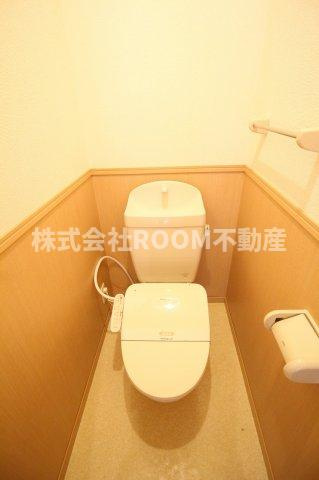 Ｄ’コート南横市のトイレ|トイレもきれいです