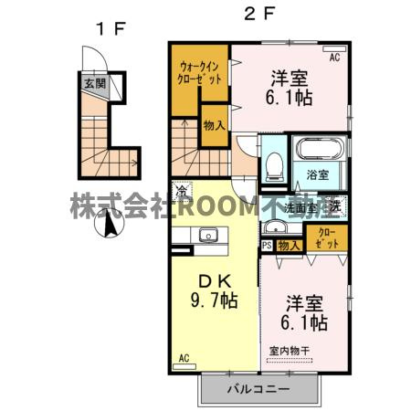 シェルト下川東の間取り