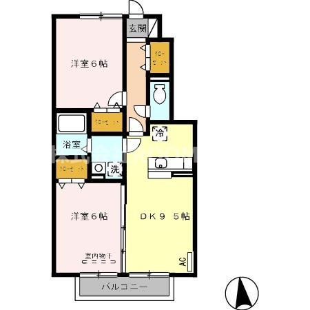 グランモアTOJIKIの間取り