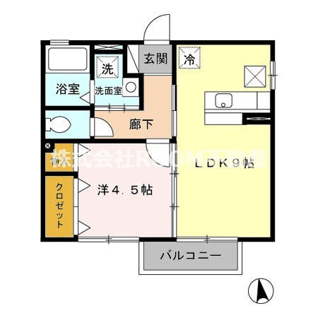 グランシャリオⅡ番館の間取り