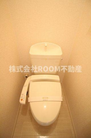 N’ｓ　BLANC　Ａ棟のトイレ|落ち着いた色調のトイレです