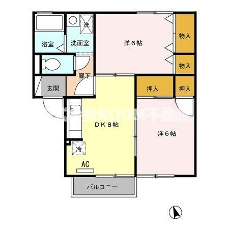 ヴィーブル雅の間取り