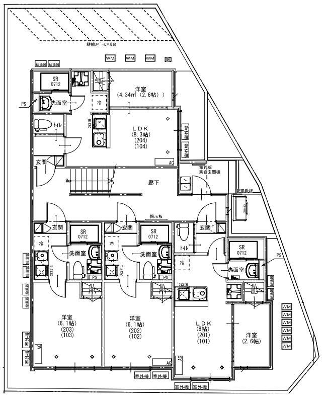 KEIAI RESIDENCE 秋津の間取り