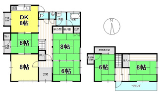 【間取り】 | 戸建　土手内