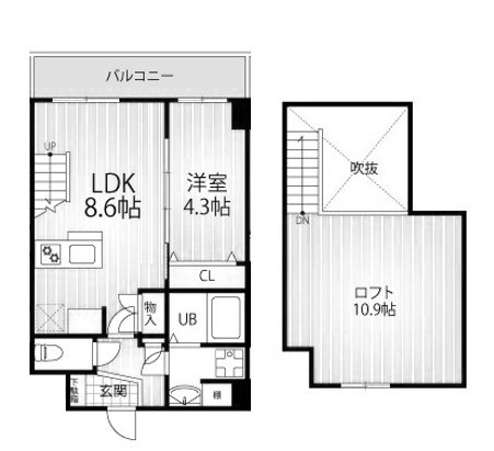LANART四街道の間取り