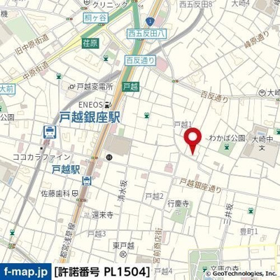 【地図】 | パークウェル大崎