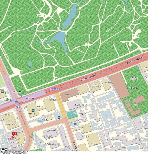 ウィン青山の地図