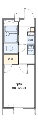 レオパレスフローラの間取り