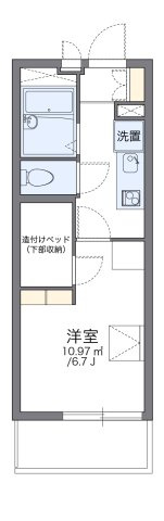 レオパレスベルメゾンの間取り
