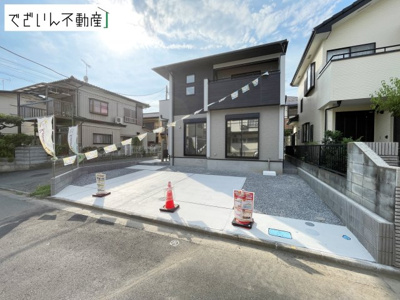 【外観】 | blooming garden北本市中丸7丁目　新築住宅 | 現地(2026年8月撮影)