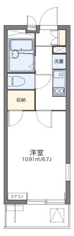 レオパレスシャルダンの間取り