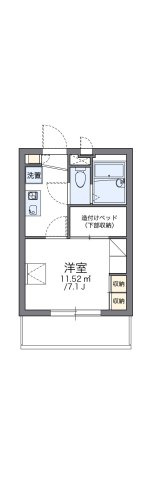 レオパレス天満の間取り