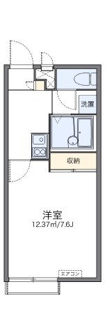 レオパレスメゾン　マドレーヌの間取り
