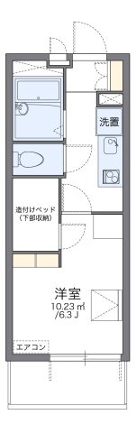 レオパレスソフィアの間取り|代表的な間取のため実際の間取とは異なる場合があります