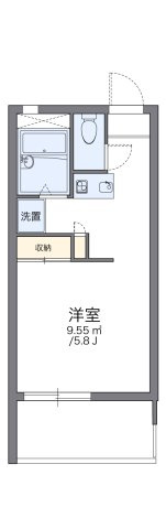レオパレスツインズ加島弐番館の間取り|代表的な間取のため実際の間取とは異なる場合があります