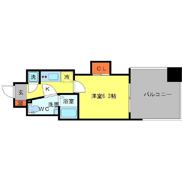 SERENiTE本町エコートの間取り