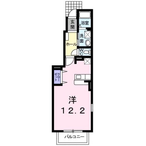 ゾーナ・オヴェストの間取り