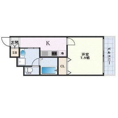 アンプルール　フェール　ドミールの間取り