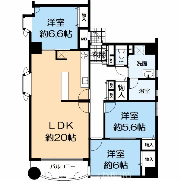ピアグランデ順慶町の間取り