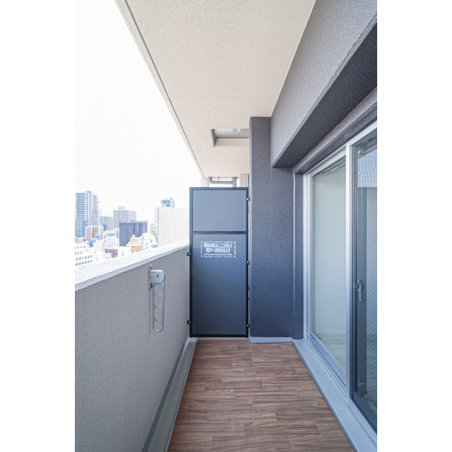 アドバンス上町台シュタットのバルコニー