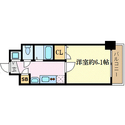 プレサンス新大阪クレスタの間取り