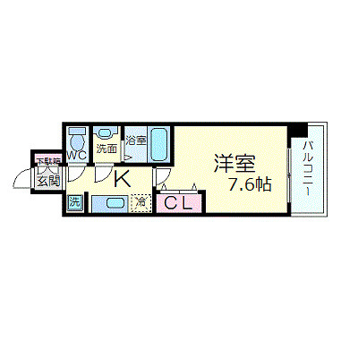 プレサンス松屋町駅前デュオの間取り