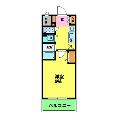 プレサンス堺筋本町フィリアの間取り