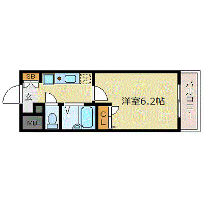 エスリード京橋ステーションプラザの間取り