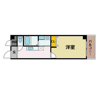 レジデンス鷺洲の間取り