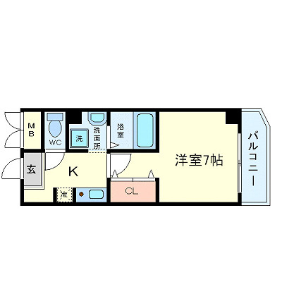 IF西梅田の間取り
