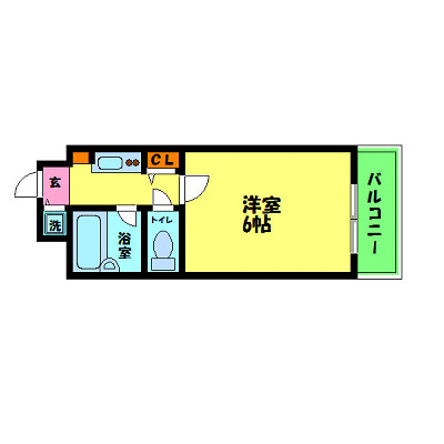 パラシオ塚本Ⅱの間取り